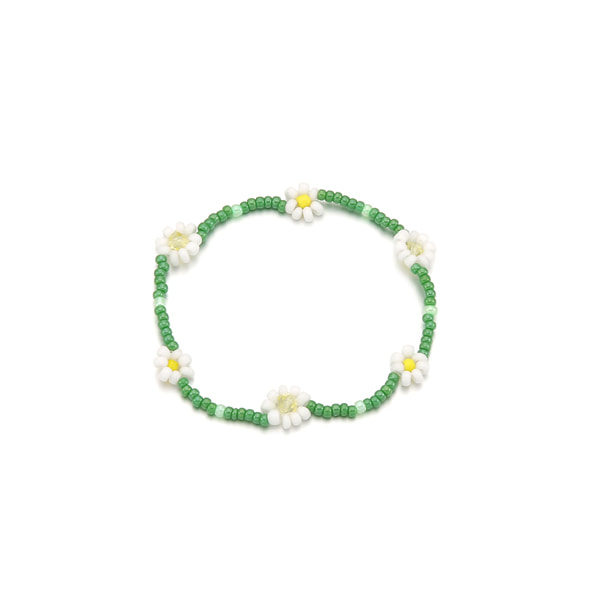 [김우석,윤아,조이,장희령 착용]Flower Garden Beads Bracelet_Green