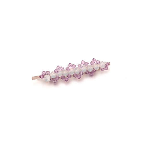 Blossom Beads Hairpin_Violet