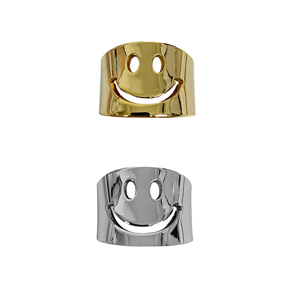 [NCR 텐 착용]Smile Open Ring_2color
