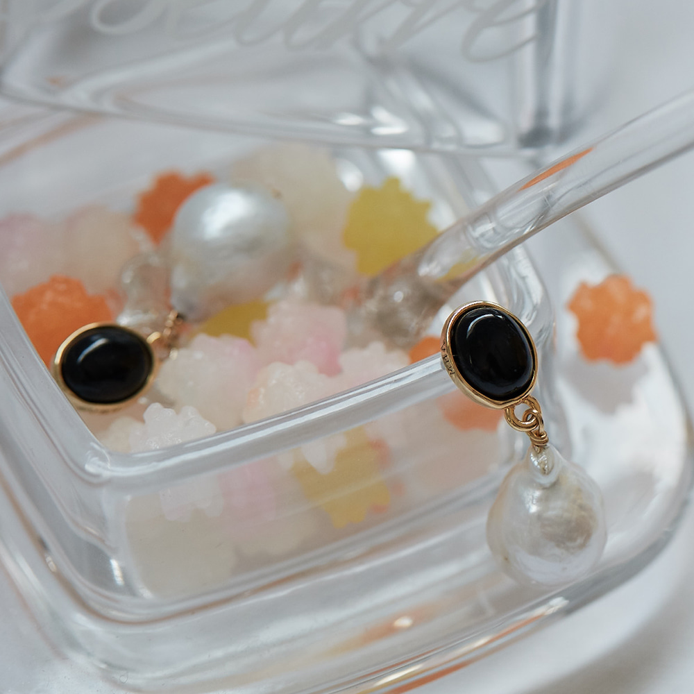 Gemstone Pearl  Earrings_VH2279EA005B
