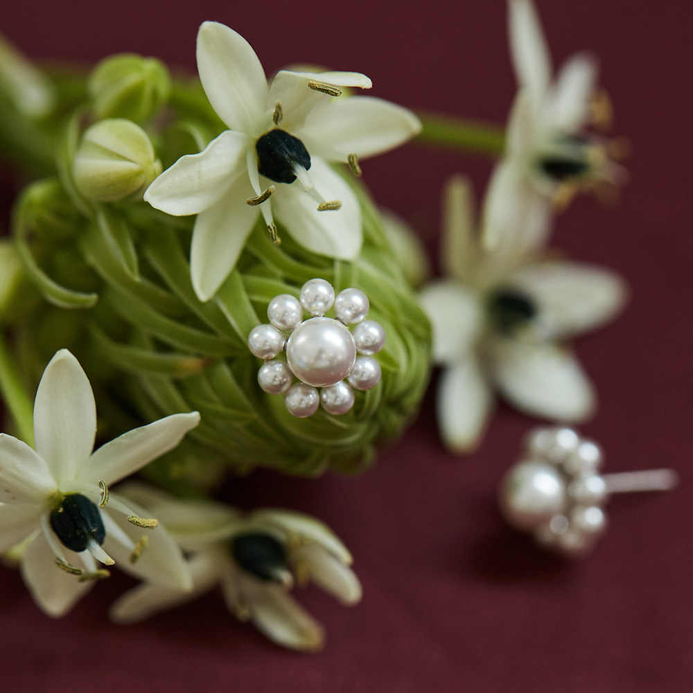 Pearl Flower Earrings_VH2279EA013B
