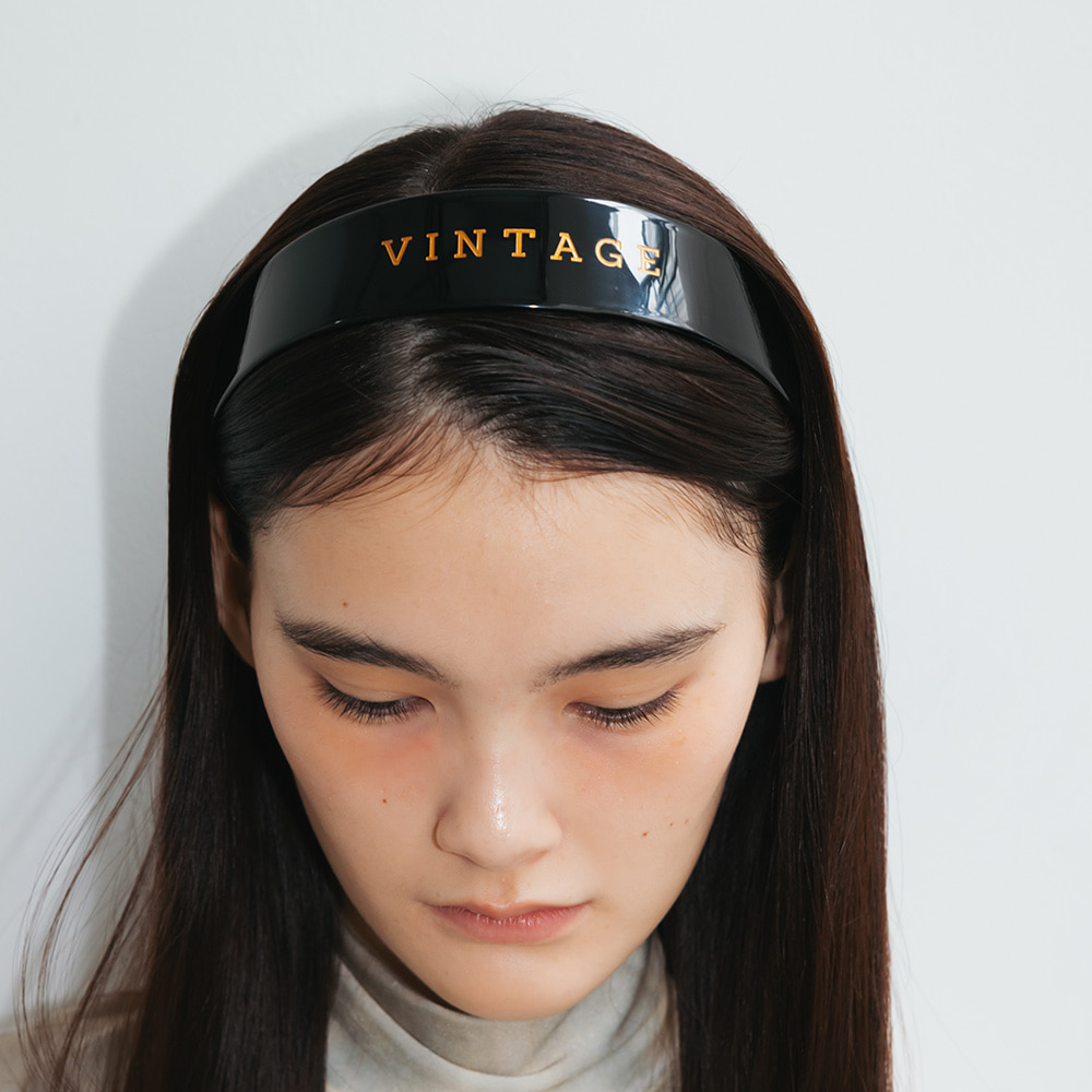 [9/19 순차출고]Vintage Glossy Hairband_VH2379HB004M