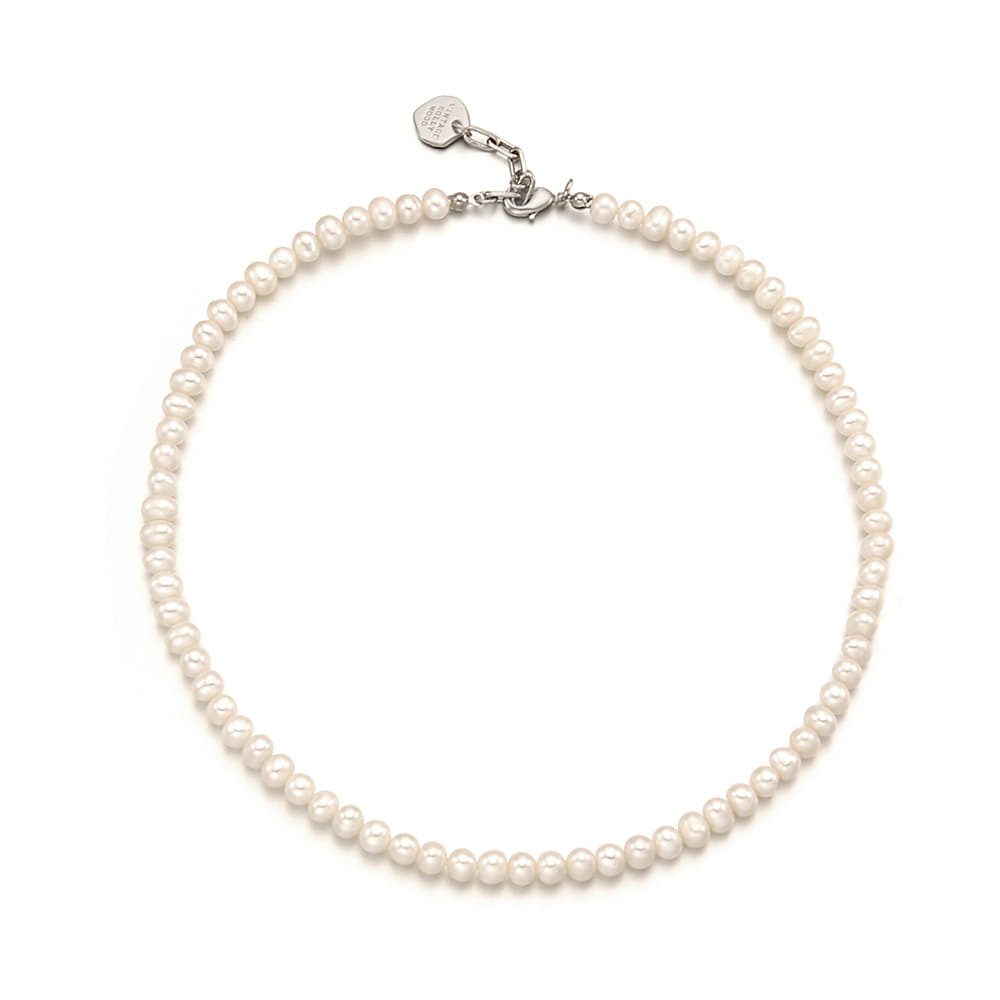[SET]Classic Cashmere Knit+Pure Natural Pearl Necklace_VH229NPO700M