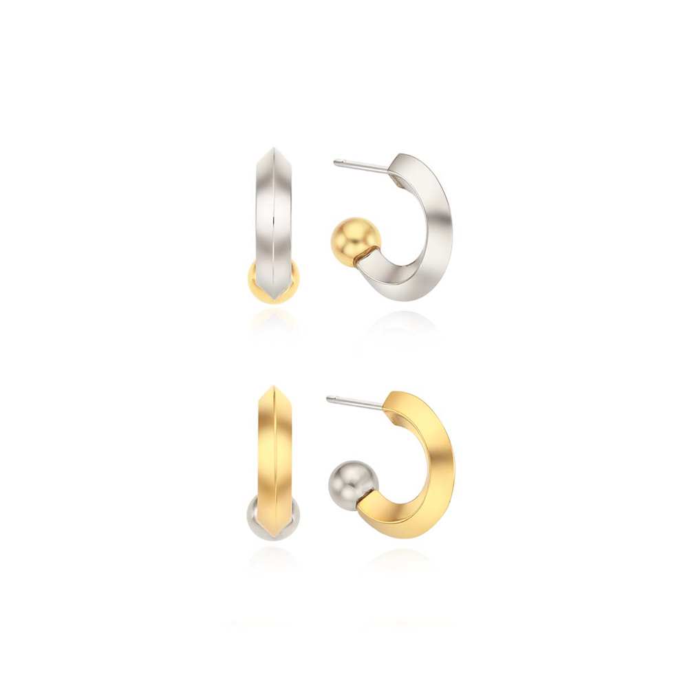 Square Ring Ball Earrings_VH2379EA003B