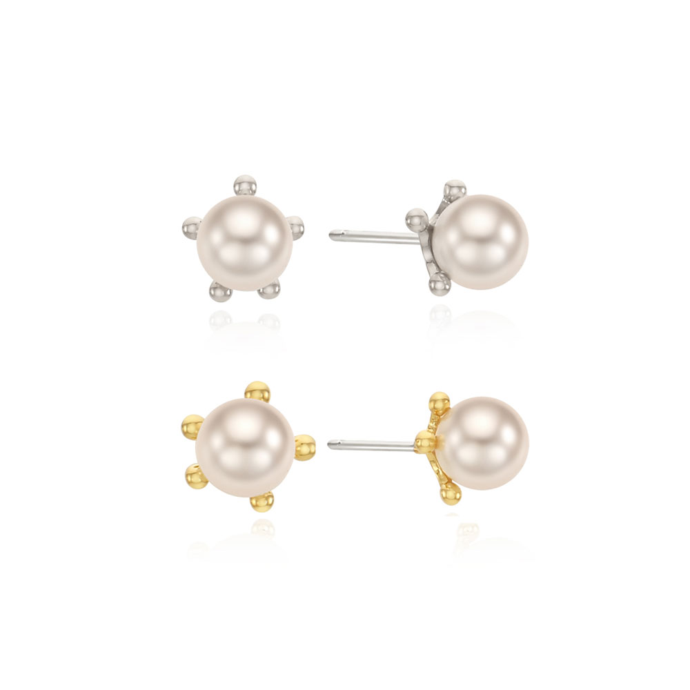 Mini Ball Pearl Earrings_VH2279EA002B